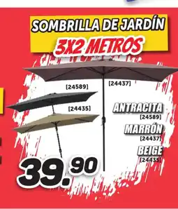 Mandatelo.com Sombrilla de jardín oferta