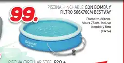 Mandatelo.com BESTWAY Piscina hinchable con bomba y filtro oferta