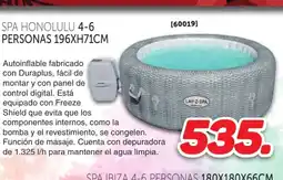 Mandatelo.com Spa honolulu 4-6 personas oferta