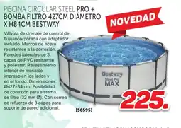 Mandatelo.com BESTWAY Piscina circular steel pro + bomba filtro diámetro oferta