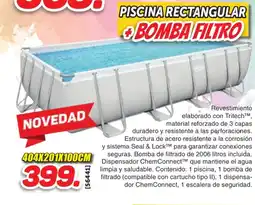 Mandatelo.com Piscina rectangular bomba filtro oferta