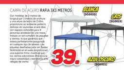 Mandatelo.com Carpa de acero rafia oferta