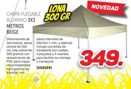 Mandatelo.com Carpa plegable aluminio oferta