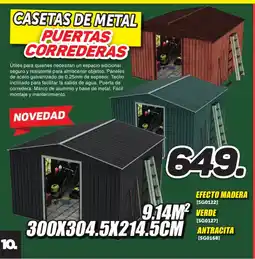 Mandatelo.com Casetas de metal oferta