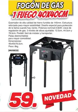 Mandatelo.com Fogón de gas oferta