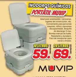 Mandatelo.com Inodoros químicos portatil muvip oferta