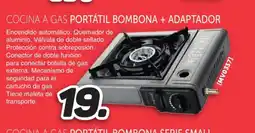 Mandatelo.com Cocina a gas portátil bombona + adaptador oferta