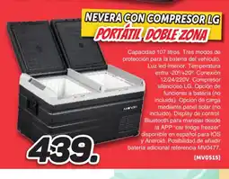Mandatelo.com Nevera con compresor lg portatil doble zona oferta