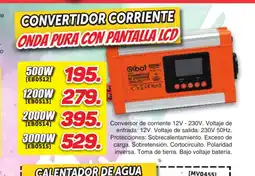 Mandatelo.com Convertidor corriente onda pura con pantalla lcd oferta