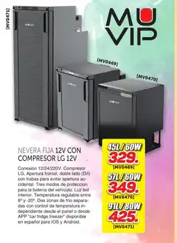 Mandatelo.com Nevera fija 12v con compresor lg 12v oferta