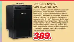 Mandatelo.com Nevera fija 12v con compresor oferta