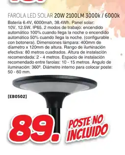Mandatelo.com Farola led solar oferta