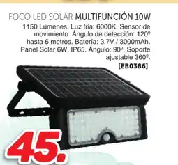 Mandatelo.com Foco led solar multifunción 10w oferta