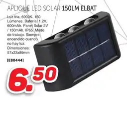 Mandatelo.com Aplique led solar 150lm elbat oferta