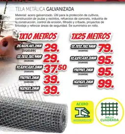 Mandatelo.com Tela metálica galvanizada oferta