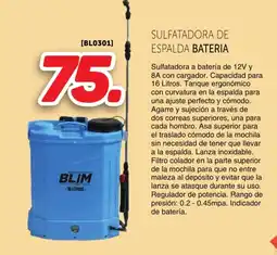 Mandatelo.com Sulfatadora de espalda bateria oferta