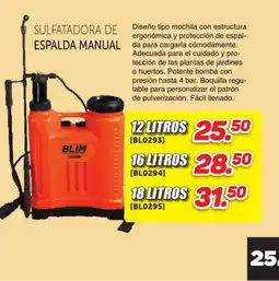 Mandatelo.com Sulfatadora de espalda manual oferta