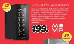 Mandatelo.com Vinoteca 12 botellas 65w 64cm muvip oferta