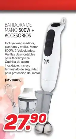 Mandatelo.com Batidora de mano 500w + accesorios oferta