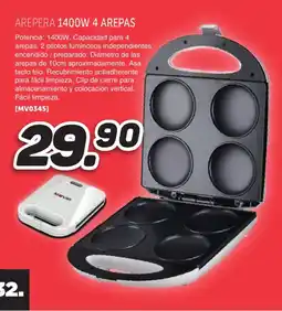 Mandatelo.com Arepera 1400w 4 arepas oferta