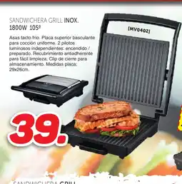 Mandatelo.com Sandwichera grill inox oferta