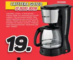Mandatelo.com Cafetera goteo 12 tazas 800w oferta