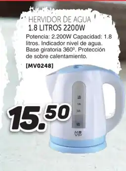 Mandatelo.com Hervidor de agua oferta