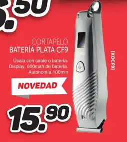 Mandatelo.com Cortapelo batería plata cf9 oferta