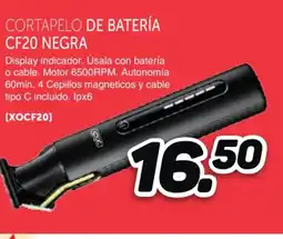 Mandatelo.com Cortapelo de batería cf20 negra oferta