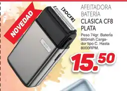 Mandatelo.com Afeitadora batería clasica cf8 plata oferta