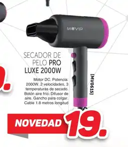 Mandatelo.com Secador de pelo pro luxe 2000w oferta