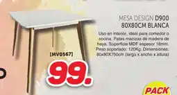 Mandatelo.com Mesa design d900 oferta