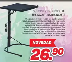 Mandatelo.com Soporte / escritorio de resina altura regulable oferta