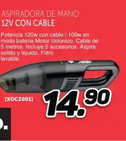 Mandatelo.com Aspiradora de mano 12v con cable oferta
