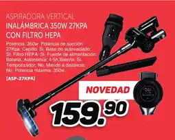 Mandatelo.com Aspiradora vertical inalámbrica 350w 27kpa con filtro hepa oferta