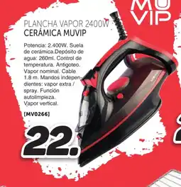 Mandatelo.com Plancha vapor 2400w cerámica muvip oferta