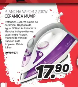 Mandatelo.com Plancha vapor 2.200w cerámica muvip oferta