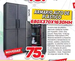 Mandatelo.com Armario alto de plastico oferta
