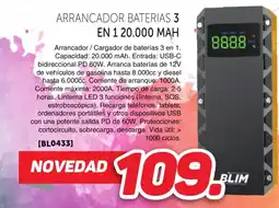 Mandatelo.com Arrancador baterias 3 en 1 20.000 mah oferta