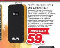 Mandatelo.com Arrancador baterias 3 en 1 8000 mah blim oferta