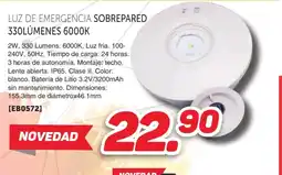 Mandatelo.com Luz de emergencia sobrepared 330lúmenes 6000k oferta