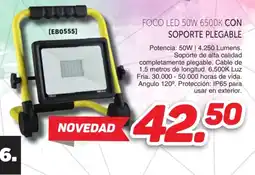 Mandatelo.com Foco led 50w 6500k con soporte plegable oferta