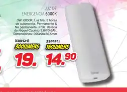 Mandatelo.com Luz de emergencia 6000k oferta