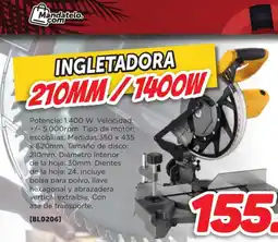 Mandatelo.com Ingletadora 210mm/1400w oferta