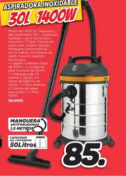 Mandatelo.com Aspiradora inoxidable oferta