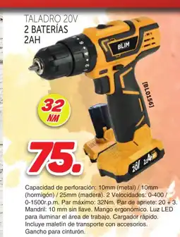 Mandatelo.com Taladro 20v 2 baterías 2ah oferta