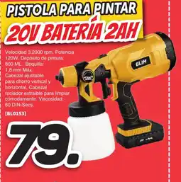 Mandatelo.com Pistola para pintar 20v bateria 2ah oferta
