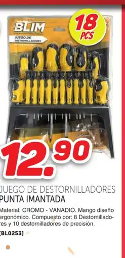 Mandatelo.com Juego de destornilladores punta imantada oferta