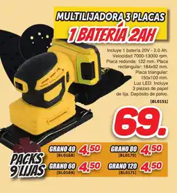 Mandatelo.com Multilijadora 3 placas 1 bateria 2ah oferta
