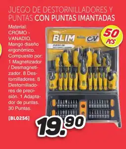 Mandatelo.com Juego de destornilladores y puntas con puntas imantadas oferta